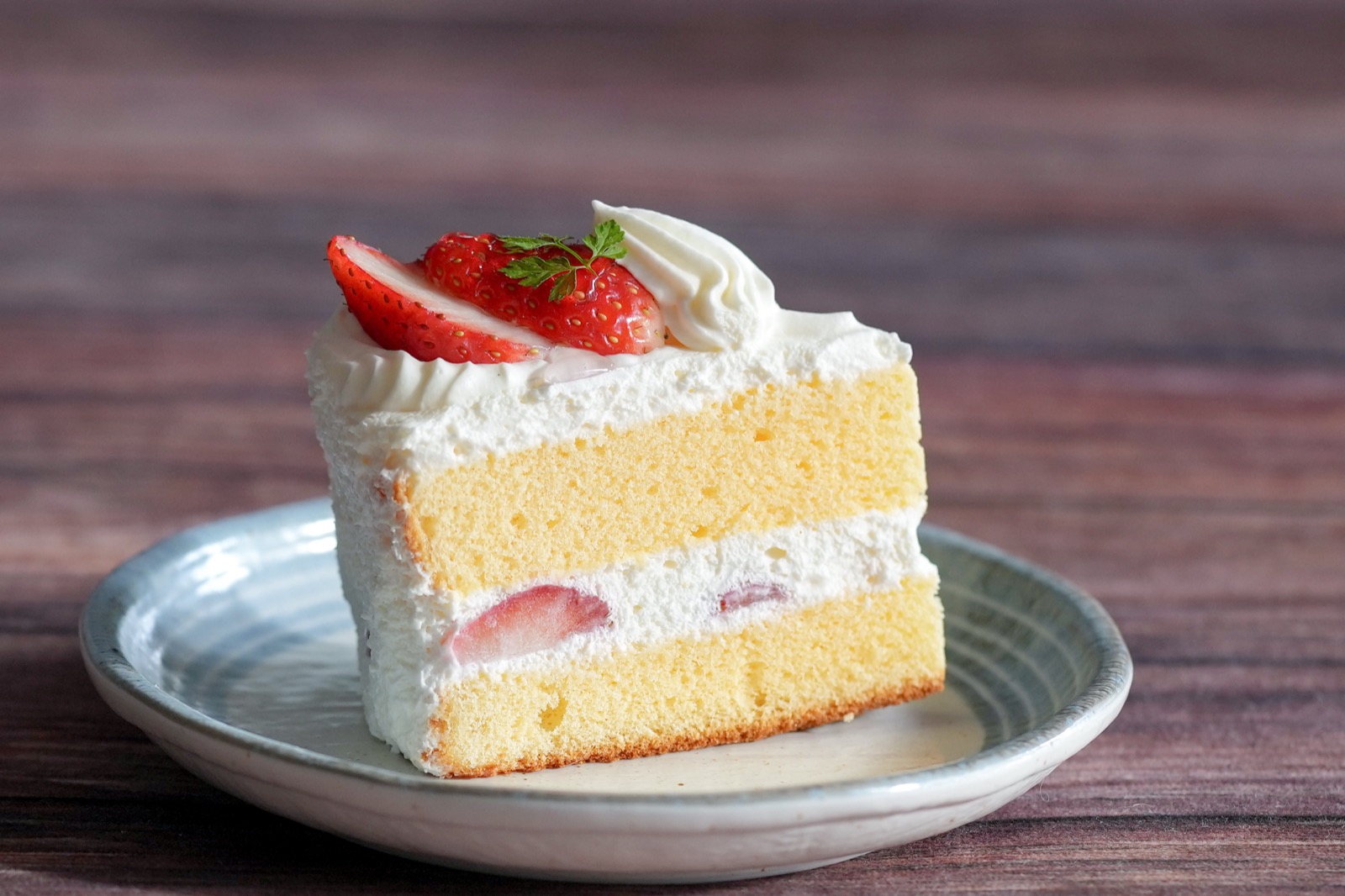 雪だるまショートケーキ